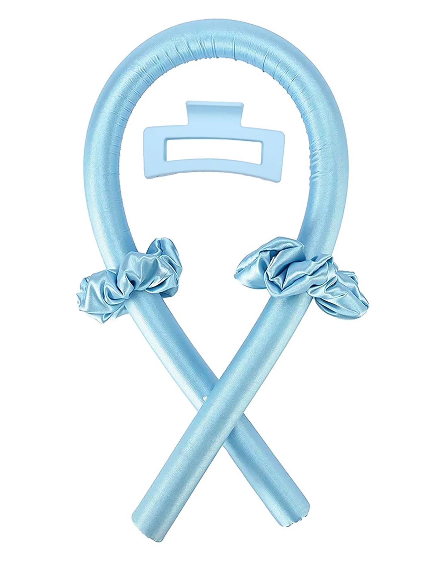 Heatless Curling Rod Headband No Heat Hair Curlers for Long Hair Heatless Hair Curlers to Sleep In, Soft Rubber Hair Rollers