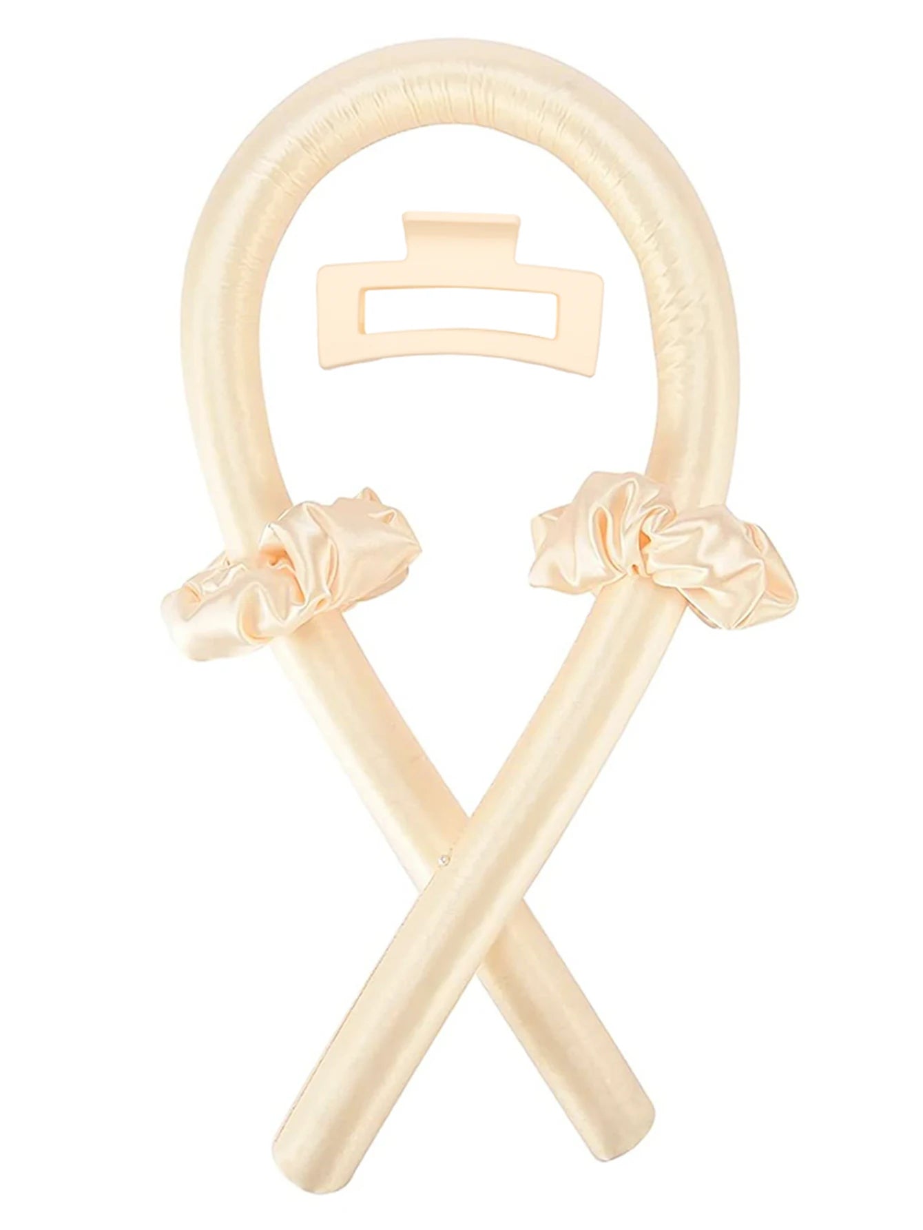 Heatless Curling Rod Headband No Heat Hair Curlers for Long Hair Heatless Hair Curlers to Sleep In, Soft Rubber Hair Rollers